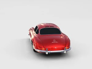 mercedes 300sl pack 3D Model