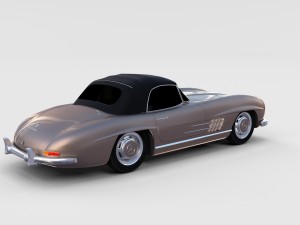 mercedes 300sl pack 3D मॉडल