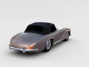 mercedes 300sl pack 3D Model