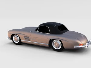 mercedes 300sl pack 3D Model