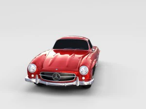 mercedes 300sl pack 3D Model