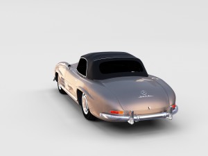 mercedes 300sl pack 3D मॉडल