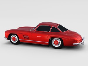 mercedes 300sl pack 3D मॉडल