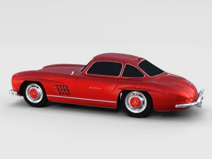 mercedes 300sl pack 3D Model