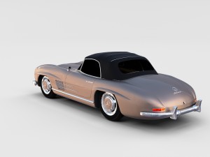 mercedes 300sl pack 3D मॉडल