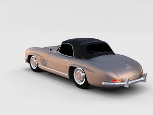 mercedes 300sl pack 3D Model