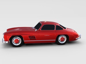 mercedes 300sl pack 3D मॉडल