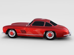 mercedes 300sl pack 3D मॉडल