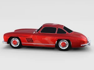 mercedes 300sl pack 3D Model