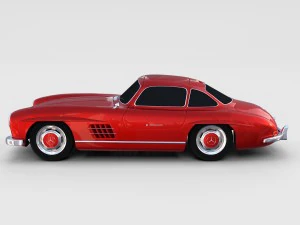 mercedes 300sl pack 3D Model
