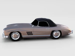 mercedes 300sl pack 3D Model