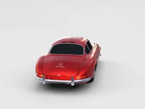 mercedes 300sl pack 3D Model