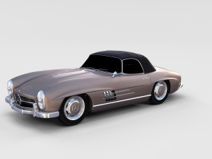 mercedes 300sl pack 3D मॉडल