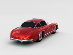 mercedes 300sl pack 3D मॉडल