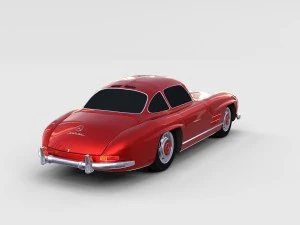 mercedes 300sl pack 3D Model