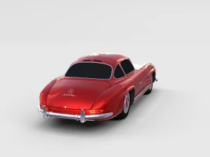 mercedes 300sl pack 3D Model