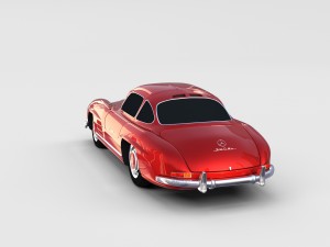 mercedes 300sl pack 3D मॉडल