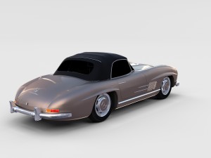 mercedes 300sl pack 3D मॉडल