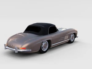 mercedes 300sl pack 3D Model