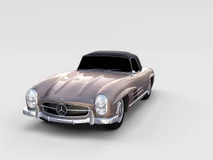mercedes 300sl pack 3D Model