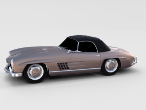 mercedes 300sl pack 3D मॉडल
