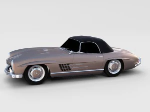 mercedes 300sl pack 3D Model