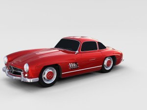 mercedes 300sl pack 3D मॉडल