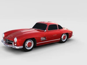 mercedes 300sl pack 3D Model