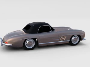 mercedes 300sl pack 3D Model