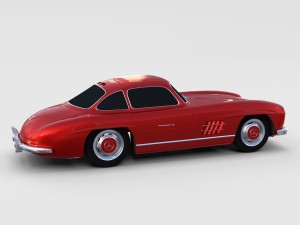 mercedes 300sl pack 3D मॉडल