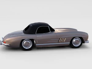 mercedes 300sl pack 3D Model
