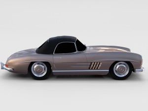 mercedes 300sl pack 3D मॉडल