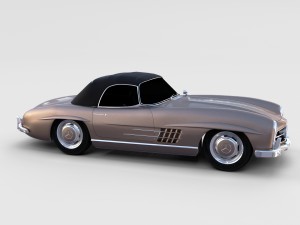 mercedes 300sl pack 3D मॉडल
