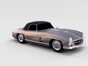 mercedes 300sl pack 3D मॉडल