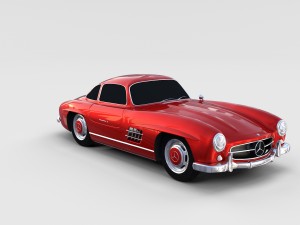 mercedes 300sl pack 3D मॉडल