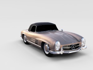 mercedes 300sl pack 3D मॉडल