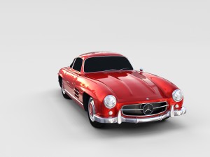mercedes 300sl pack 3D मॉडल