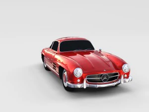 mercedes 300sl pack 3D Model