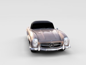 mercedes 300sl pack 3D मॉडल