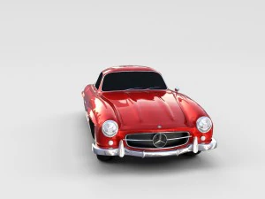 mercedes 300sl pack 3D Model