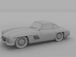 mercedes 300sl pack 3D Model