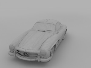 mercedes 300sl pack 3D मॉडल