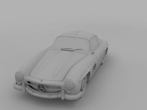 mercedes 300sl pack 3D Model
