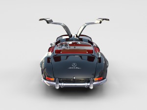 mercedes 300sl with interior pack 3D Модель