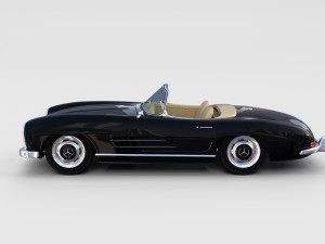 mercedes 300sl with interior pack 3D Модель