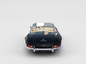 mercedes 300sl with interior pack 3D Модель