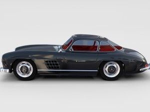 mercedes 300sl with interior pack 3D Модель