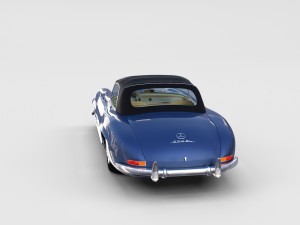 mercedes 300sl with interior pack 3D Модель