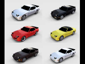 porsche 944 pack 3Dモデル