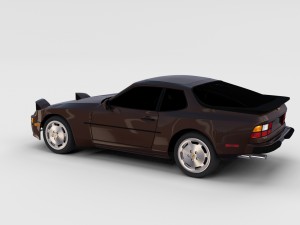 porsche 944 pack 3D Model
